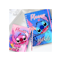 Agenda Planner Personalizada Stitch Feminina Anual 200pág- c Controle Financeiro Mensal Semanal Lilo