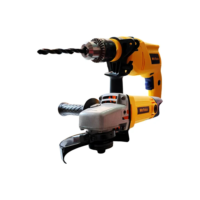 Kit Furadeira 600w E Esmerilhadeira 700w 110v 13mm
