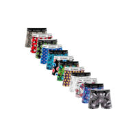 Cueca Masculina Boxer Kit 10 Infantil Juvenil Atacado
