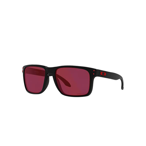 Óculos de Sol Oakley Holbrook 0OO9102L 910236 Tam 55 / Preto Fosco - Lentes Positive Red Iridium
