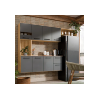 Armário De Cozinha Completa C/ 7 Portas E 2 Gavetas Compacto