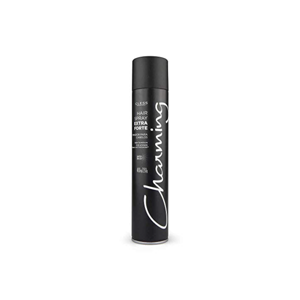 CHARMING Hair Spray Fixador 400 Ml Black Unit Charming