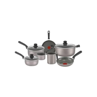 Jogo de Panelas Antiaderente Rochedo Talent Imusa 7 Peças, Cinza, com Thermo-Sinal e Revestimento Tefal®