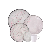Aparelho de Jantar Tramontina Floralis em Porcelana Decorada 20 Peças