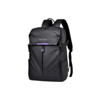 Mochila Notebook Impermeável Escolar Feminina Masculina Preto Couros