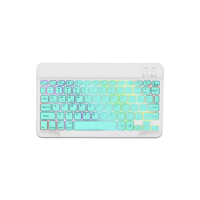 Teclado Touch Rgb Sem Fio Para iPad Ios Android Windows