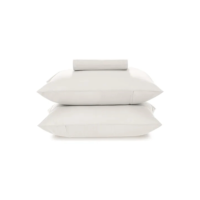 Jogo De Cama Queen 3 peças 160 Fios 100% Algodão Branco Karsten