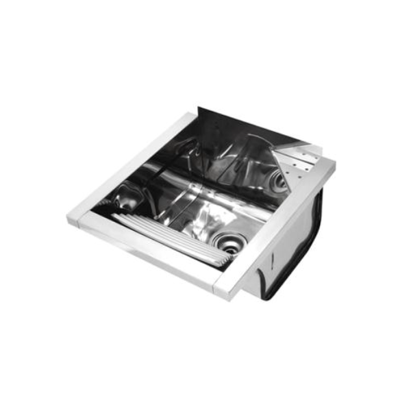 Tanque De Parede Reto Alto Brilho 23 Litros Docol 44x48x26 cm - DOCOL INOX