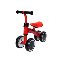 Zippy Toys Andador Infantil Carrinho de Equilibro Bebê. Feito Inteiramente em Plástico e Aço Carbono. Para Criança Que Começou a Andar. Suporta Até 25Kg (Vermelho)