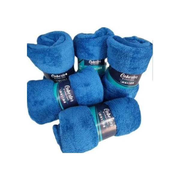 Cobertor Manta Fleece Casal Lisa Super Macia 1,80 X 2,00