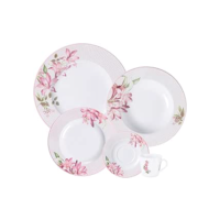 Aparelho de Jantar Tramontina Poème em Porcelana Decorada 20 Peças