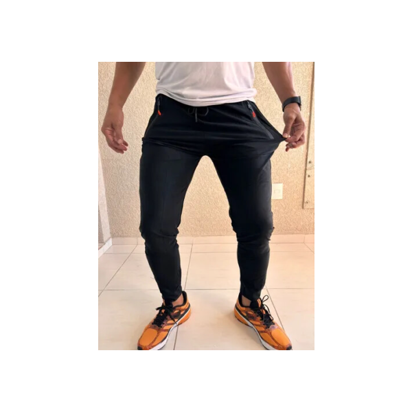 Calça Masculina Slim Fit Esportiva Fitness Com Elastano