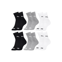 Kit 6 Pares Meias Puma Cano Médio Masculino Adulto Algodão