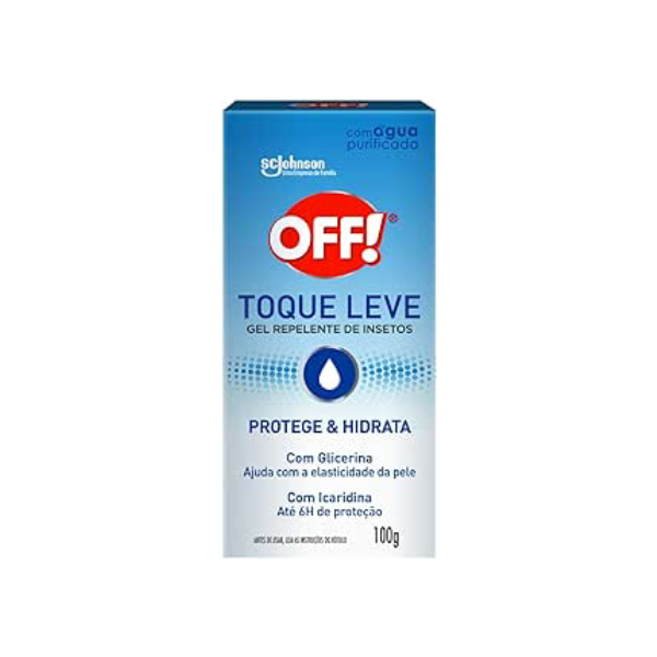 OFF! Repelente Toque Leve Gel com Glicerina e Icaridina 100g