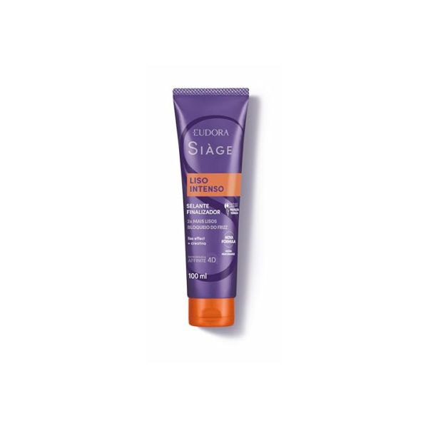 SIAGE LEAVE IN CAPILAR SELANTE FINALIZADOR LISO INTENSO 100ml RPCK, Eudora Siàge