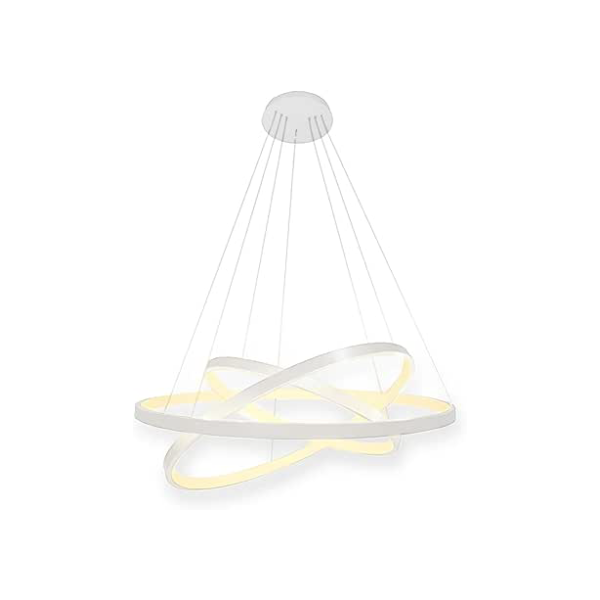 Lustre Triarc Pendente Led Moderno 3 Arcos (Branco)