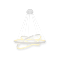 Lustre Triarc Pendente Led Moderno 3 Arcos (Branco)