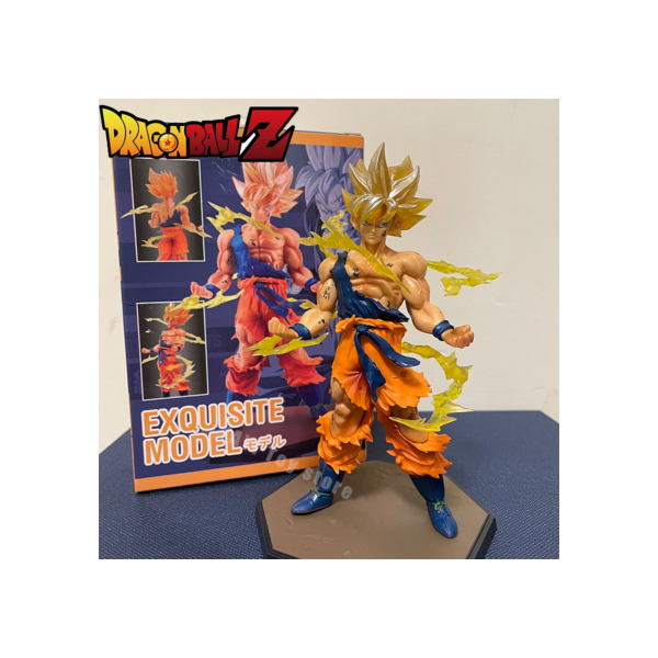 Dragon Ball Son Goku Super Saiyan Figura Anime de Ação, Modelo DBZ, Figurinhas Colecionáveis, Presentes para Crianças, Quente, 16cm