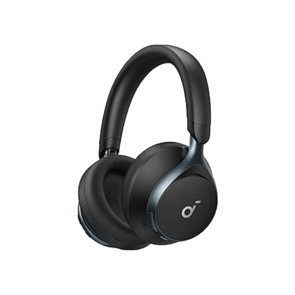 soundcore Space One by Anker, Fones com Cancelamento de Ruído Ativo, 40H de Reprodução, Hi-Res LDAC, Controle via App, Chamadas Claras, Bluetooth 5.3, Ajuste Confortável