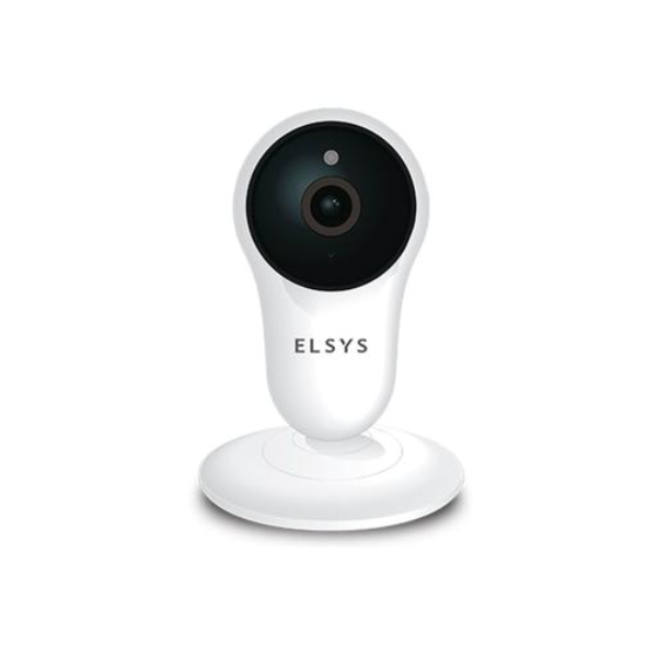 Câmera de Segurança Elsys Wi-Fi, Micro SD de Até 128GB, Full HD, Visão Noturna 10M, Branco/Preto - Elsys - ESC-WY3F