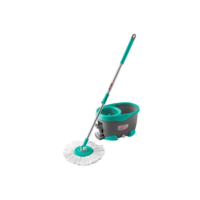 Kit Mop Turbo Com Balde 17 Litros Noviça Cor Tiffany e Cinza