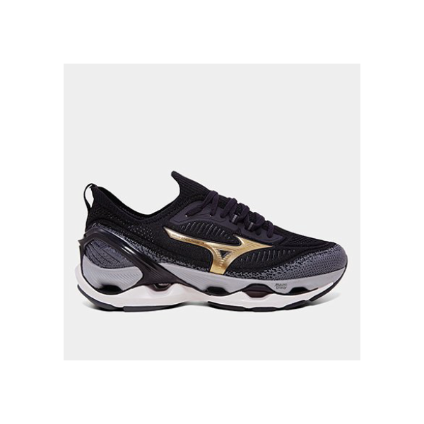 Tênis Mizuno Wave Endeavor 3 Masculino - Preto+Dourado