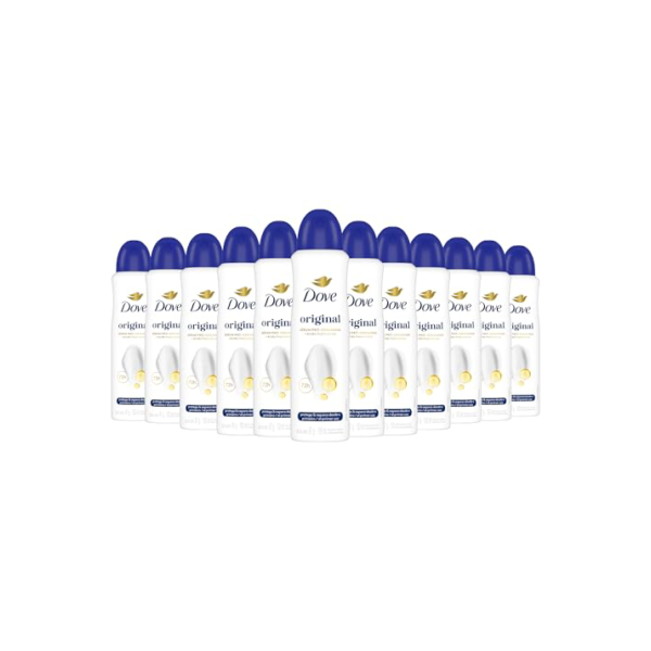 Dove 12 Unidades Desodorante Antitranspirante Aerossol Original 150ml