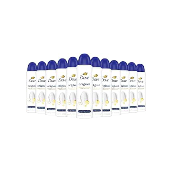 Dove 12 Unidades Desodorante Antitranspirante Aerossol Original 150ml