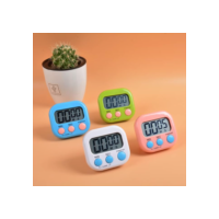 1pc Multi-Função Temporizador Digital Relógio Para Cozinha Sala De Aula Aprendizagem Trabalho Esportes Ao Ar Livre