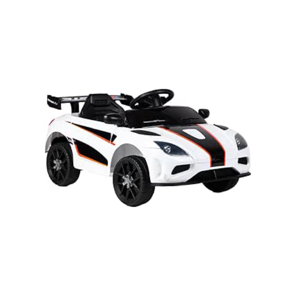 Bang Toys Carro Elétrico SS Sportiva 12v Recarregável Branco