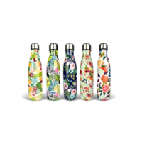 Garrafa Térmica Aço Inox Estampada Floral 500ml  Academia Fitness