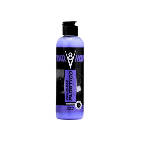 V8, Revitalizador de plásticos automotivos, 240 ml, Roxo
