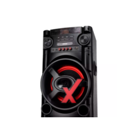 Caixa de Som Amplificada Com Led Amvox Bivolt Aca 1000 New x 1000w Rms Festas Karaokê Eventos