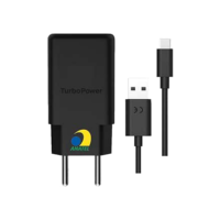 Carregador Turbo Android 30W 4.0 Entrada Tipo C Cabo USB Tipo C 1m Preto Universal Carregador de Parede PREMIUM APPARI