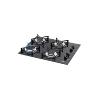 FISCHER COOKTOP GÁS 4 BOCAS MESA VIDRO PRETA BIVOLT 1519-5713
