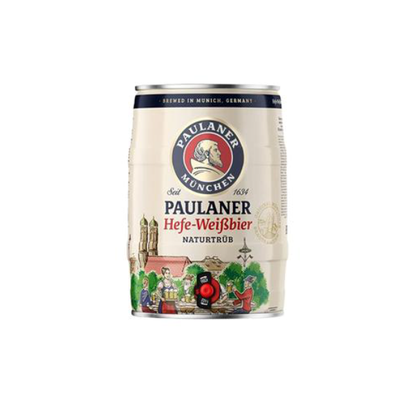 Cerveja Paulaner Importada Alemã Weissbier Barril 5 litros