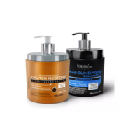 Kit Cauterização Capilar Forever Liss Com Blindagem Biomimética 500g