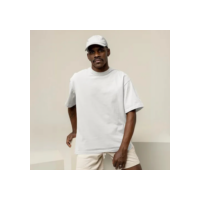 Camiseta Oversized Masculina Algodão Streetwear Lisa Premium