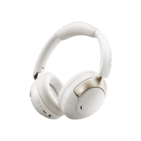 QCY H3 PRO ANC Fone de Ouvido Bluetooth, Headphone ANC Adaptáveis, Cancelamento Ativo de Ruído de 50 dB, Áudio sem fio de Alta Resolução LDAC, 55 Horas de Reprodução, Branco