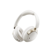 QCY H3 PRO ANC Fone de Ouvido Bluetooth, Headphone ANC Adaptáveis, Cancelamento Ativo de Ruído de 50 dB, Áudio sem fio de Alta Resolução LDAC, 55 Horas de Reprodução, Branco