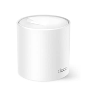 [Novo] TP-Link Deco X10 (1-pack) | Sistema Wi-Fi Mesh 6 AX1500 para toda a casa - Cobertura de até 150 m², 3 portas Gigabit por unidade, canal de banda de 80 MHz, ODFMA, 1024 QAM, branco
