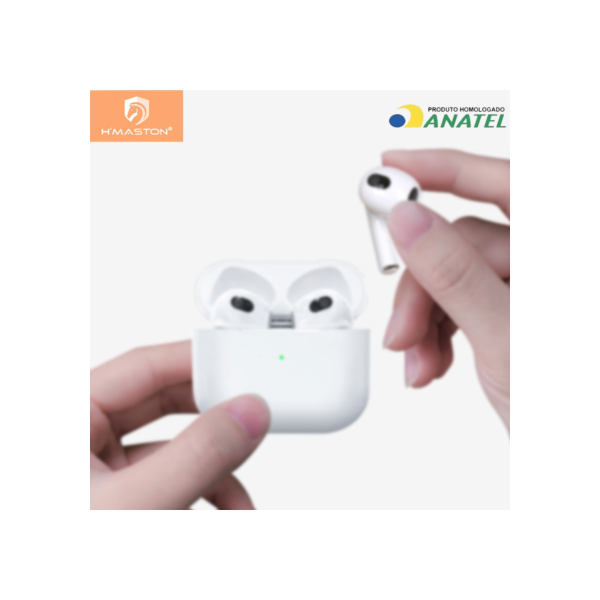 H'maston RS-20 Fone De Ouvido Bluetooth 5.4 Sem Fio Wireless In-ear Com Microfone 30 mah 5 Hora