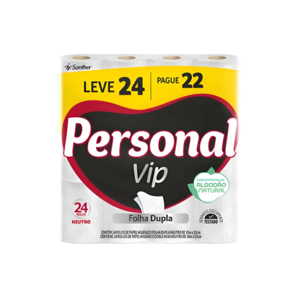 Papel Higiênico Vip Leve 24 E Pague 22 Personal