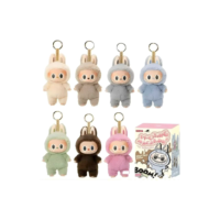 Caixa Surpresa Labubu da  1ª 2ª 3ª Geração E Stitch – Boneco Peludo Chaveiro de Boneco Colecionável