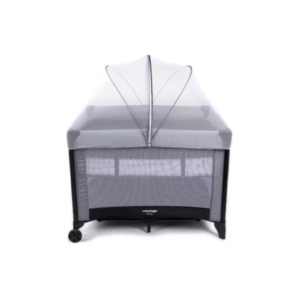 Berço Portátil Desmontável Cercado Sleep Voyage - Cinza