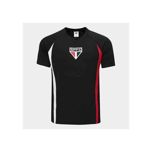 Camisa São Paulo Boult Lotus Masculina - Preto+Vermelho