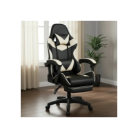 Cadeira Gamer Jogos Escritório Ergonômica Ajustável Apoio Pé