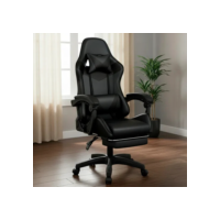 Cadeira Gamer Jogos Escritório Ergonômica Ajustável Apoio Pé