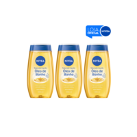KIT NIVEA Sabonete Líquido Óleo de Banho 200ml - 3 Unidades