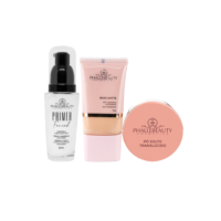 Kit Base Matte + Pó  PhálleBeauty +Primer PH0160 PhálleBeauty